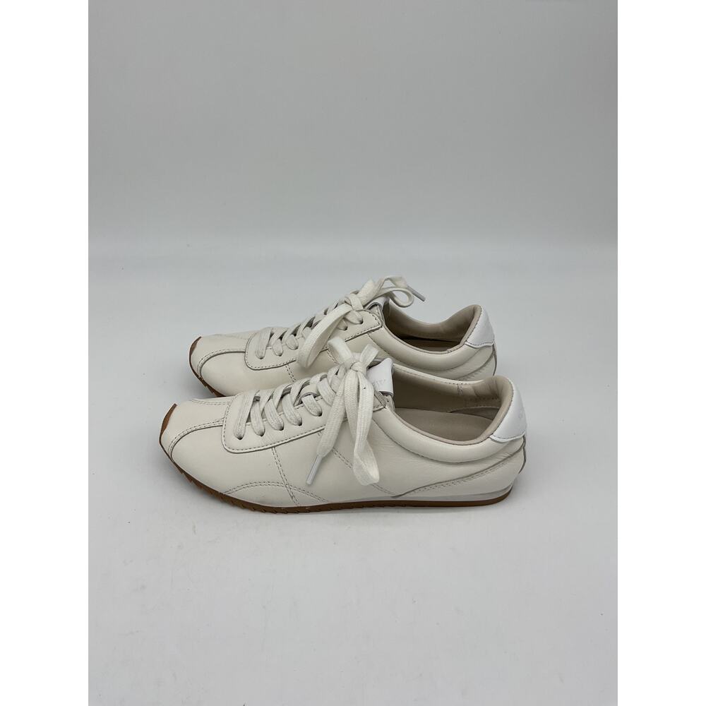 J.Crew Classic White Rec Sneakers Size 5 - Picture 5 of 9